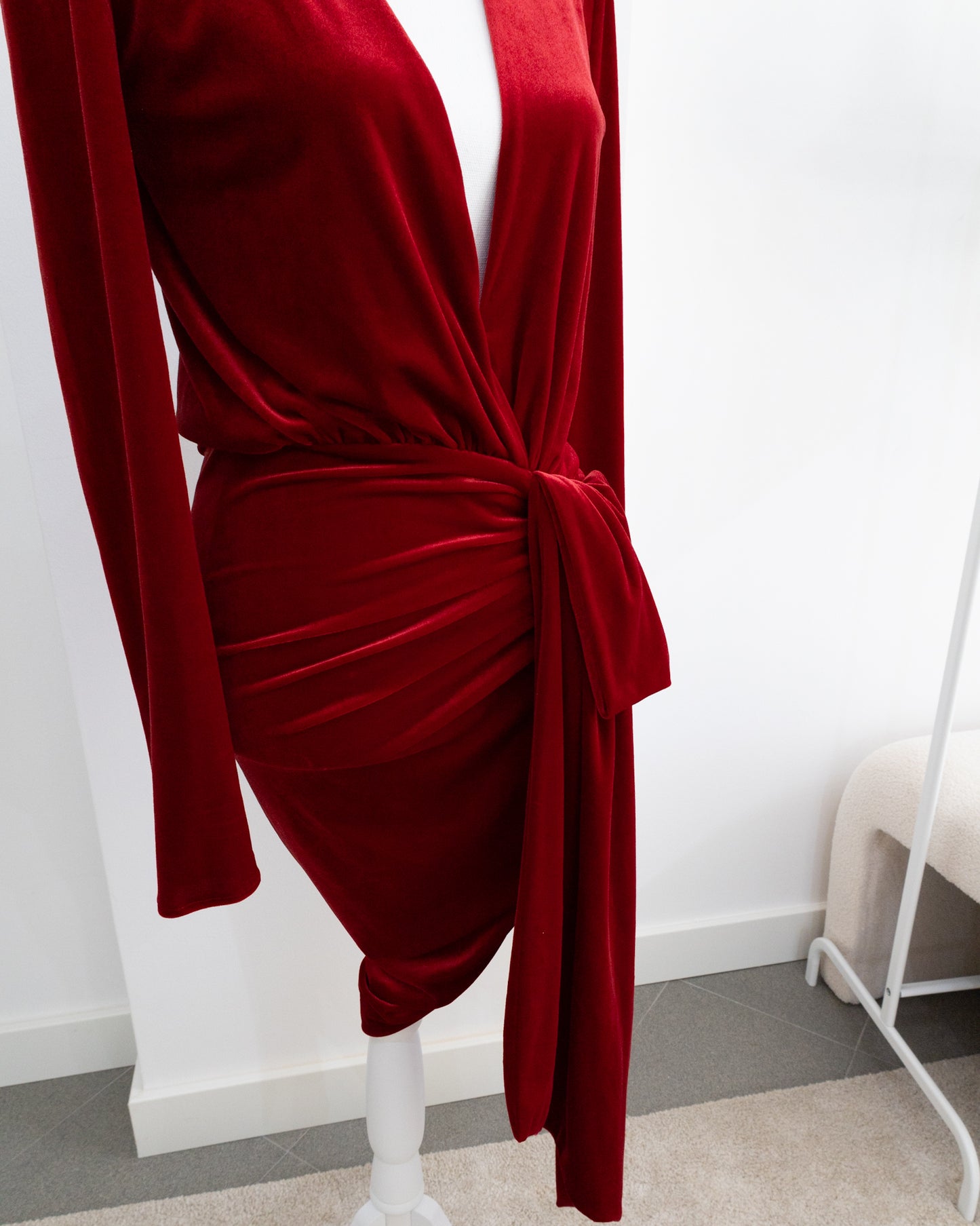 ALEXANDRE VAUTHIER Velvet Dress