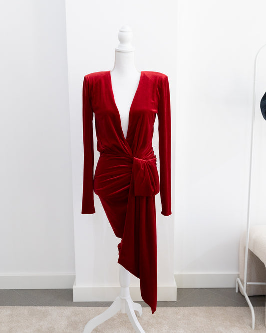 ALEXANDRE VAUTHIER Velvet Dress