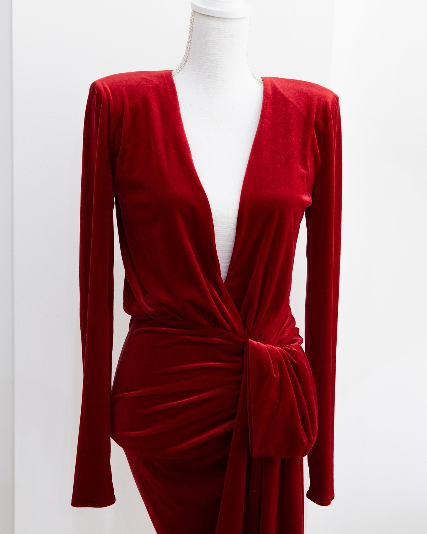 ALEXANDRE VAUTHIER Velvet Dress