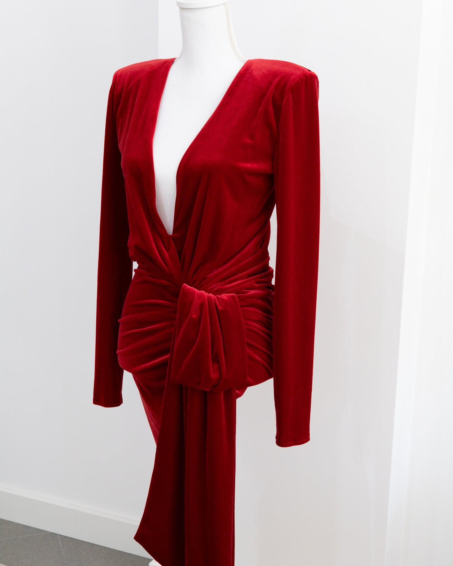 ALEXANDRE VAUTHIER Velvet Dress